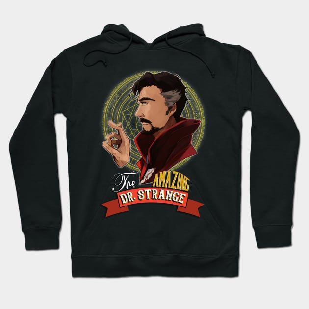 The Amazing Dr. Strange Hoodie by Tsuyonpu